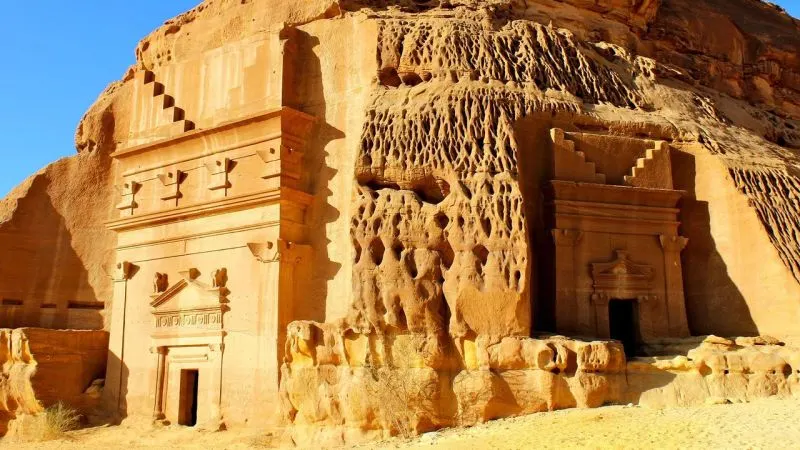 Witness the ancient wonders of Madain Saleh on your 15-day Holiday in Saudi Arabia and Egypt.
